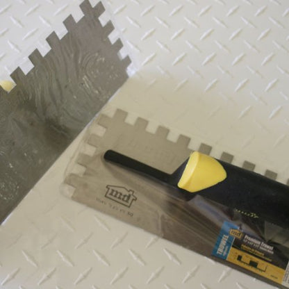 M-D Building Premium Square Notch Trowel, Tile Install Tool, 1/2in - size: 1/2 in x 1/2 in x 1/2 in