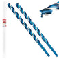 2-Pack 1/2" x 9" Wood Auger Drill Bits, 3-Flute Hex Shank Sets - size: 1/2" x 9"