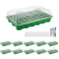 Gardzen 10 Pack 40 Cell BPA Free Seed Starter Tray Kit - size: 10-Pack