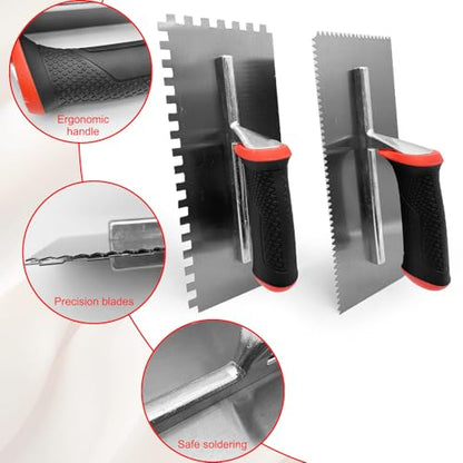 Concrete Tools 4pcs/Set, Masonry Hand Kit - size: Black-4pcs