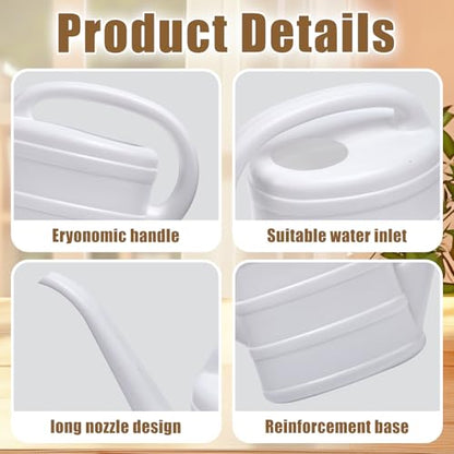 ZXJ Small Plant Watering Can - 1/3 Gallon - White - color: White