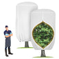 2 Pack Rounded Top Plant Covers Freeze Protection, 75"X90" Winter, White - size: White-75x90in-2PCS