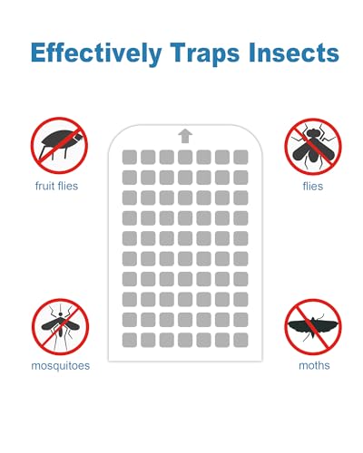 Shootingstar Flying Insect Trap Refill for Mosalogic UVA Fly Trap, 10 Pack - style: 10 Pack
