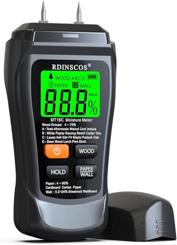 RDINSCOS Digital Moisture Meter for Wood - color: Multicolored