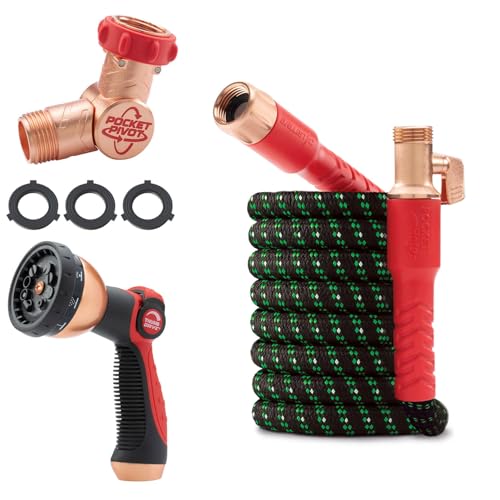 Pocket Hose Ballistic Double UV 25 FT Expandable Garden Hose, As Seen on TV - size: 25 FT