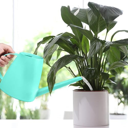 Plastic Watering Can - for Home Plant Garden - 1/2 Gallon - SkyBlue - color: Turquoise