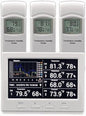 Ambient Weather WS-3000-X3 Thermo-Hygrometer Monitor w/ 3 Remote Sensors - size: 1 Console / 3 Sensors