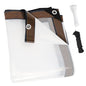 10x12FT Heavy Duty Clear Waterproof Tarp,Outdoor Garden Rainproof Covering - size: 10 x 12 FT
