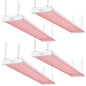 Sunco 4 Pack 4FT Full Spectrum LED Grow Lights, 80W, Super Bright