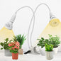 Clip on Grow Light for Indoor Plants, 2-Head LED Bulb
