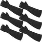 JenPen 3 Pairs Arm Sleeves Cut Resistant Level 5 - color: Black, size: Medium