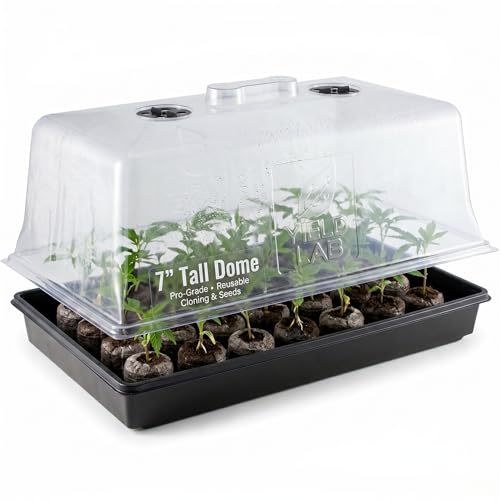 10x20 Humidity Dome with Plant Propagation Trays - 1 Pack Clone - size: 1 Tray + 1 Dome