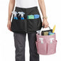 Cleaning Apron, Cleaning Caddy & Household Cleaning Storage Organizer Set - color: Pink+black