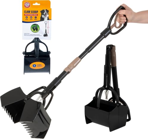 Arm & Hammer Pooper Scooper Claw Scoop Dog Poop Scooper for Yard Pet Waste Management System,(Pack of 6) - size: One Size (Pack of 6), style: Claw Scooper