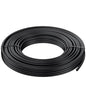 Pawfly 25 ft. 1/4" Drip Irrigation Tubing, Blank PE Distribution Tubing for Drip Irrigation System, Black Polyethylene Drip Line, Drip Irrigation Hose Roll for Garden Watering - size: 25 feet
