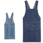 Adult Cross Back Apron, Stain Resistant Cotton Apron with Pockets ﻿ - color: D