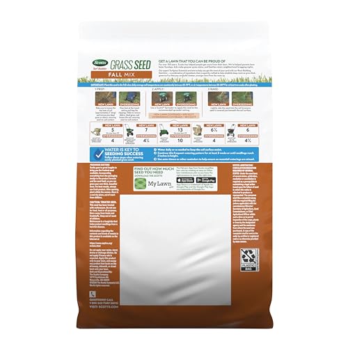 Scotts Turf Builder Grass Seed Fall Mix, 2.4 lbs. - size: 2.4 lb