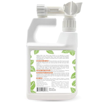 Mighty Mint Peppermint Oil Lawn & Yard Bug Control Spray, 32 oz - size: 32 Fl Oz (Pack of 1)