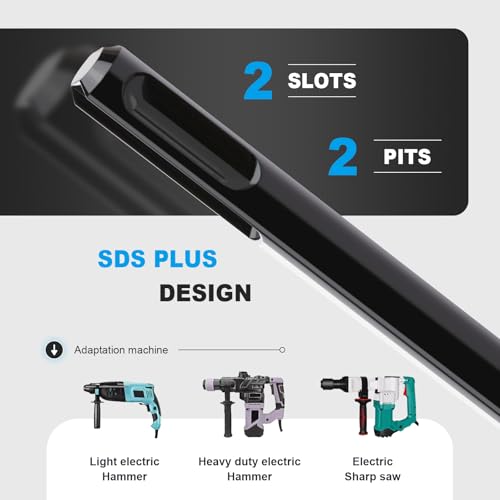 1-1/5" x 24" Auger Drill Bit with SDS Plus Shank for Wood - size: 1-1/5"x24"