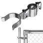 1-3/8" x 1-7/8" Chain Link Gate Latch Heavy Duty Stainless Steel Fence Gate Fork Latch Hardware with Padlock Hole 1pcs - color: 1-3/8"x1-7/8"