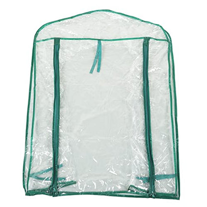 Greenhouse Replacement Cover, 69x49x92cm 2-Tier PVC