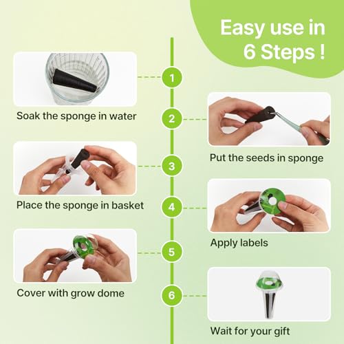 SUNCOZE 160pcs Hydroponic Pods, Accessories Compatible Hydroponics Systems - size: 1 Set