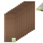 Bezseller 12 Pcs 5'x2' Polycarbonate Greenhouse Panels, 0.24" Brown - color: Brown, size: 0.24"丨12 Pcs