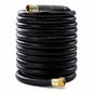 5/8" Garden Hose 100ft, -40℉ To 190℉ Hot/Cold Rubber hose, Black - color: Black, size: 100Ft