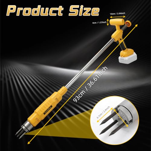 Cordless Weed Puller Tool for Dewalt 20V Battery (No Battery)