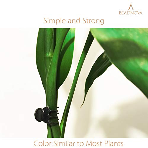 BEADNOVA Orchid Support Clips - 300PCS Green Plant Clips for Flower, Vine - color: 300pcs