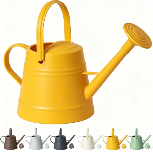 1 Gallon Watering Can for Plants - color: Yellow