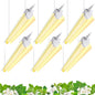 Barrina T8 Plant Light, 2FT 24W Full Spectrum Led Grow Lights, 6 Packs - color: Yellow, size: 2ft-6 Packs