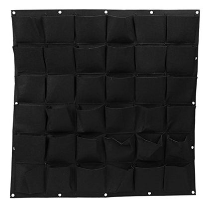 Ogrmar 36 Pockets Wall Planter Breathable Vertical Garden Planter Grow Bag - size: 36 Pockets