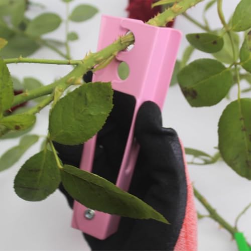 Flower Bouquet Accessories, Flower Scissors Rose Thorn Stripper Tool - color: Pink