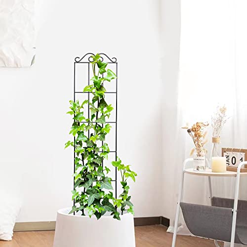 ARIFARO 4Pack 37.5'' Metal Garden Trellis for Climbing Plants Outdoor - size: 37.5 inches