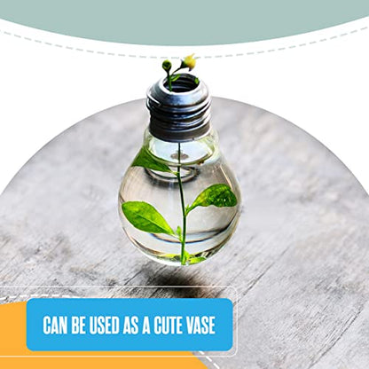 Plastic Light Bulbs, Fillable Light Bulbs, Containers, Clear, 200ML, 24PK - color: Silver, size: 200 ml