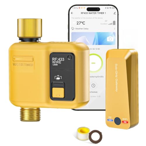 WiFi Water Timer 1 Zone for Garden Hose, Brass I/O - size: 1.1 Pc