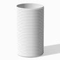 Veradek Mod Series Tall Planter - Tall Outdoor Planter with Shelf - color: White, size: 25 inch
