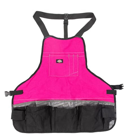 Dickies 16-Pocket Workshop Bib Apron - color: Pink, style: 1 Unit
