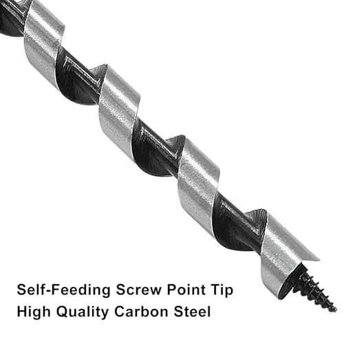 Muretnze 3/4 Inch x 12 Inch Long Auger Drill Bit, Hex Shank 3/8 Inch - size: 3/4 Inch Diameter x 12 Inch Length