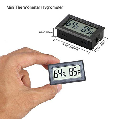Reptile Thermometer Hygrometer Meter Indoor Temperature Gauge