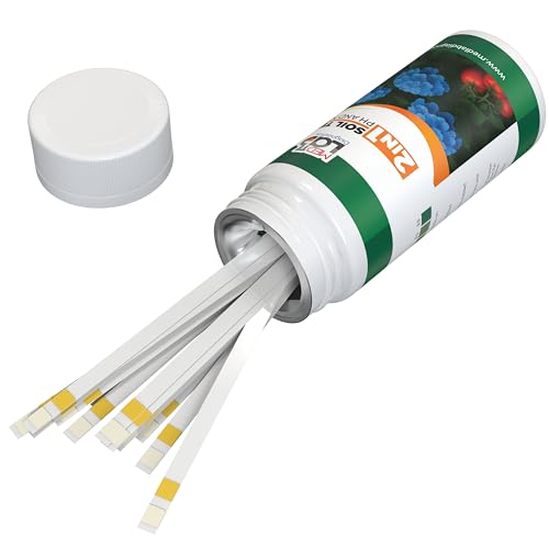Med Lab Soil Test Kit, 2-in-1 Soil Nitrogen & PH Test Strips