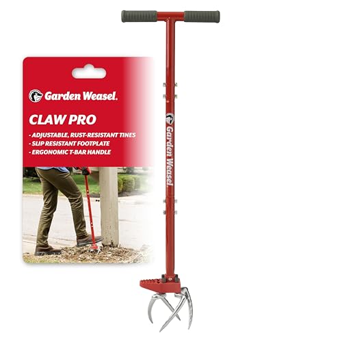 Garden Weasel Claw Pro 3-in-1 Hand Cultivator Tiller Weeder Soil Loosener - style: Cultivator - New Model