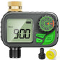 Sprinkler Timer Programmable Water Hose Timer with Rain Delay, Brass Inlet - color: Gray