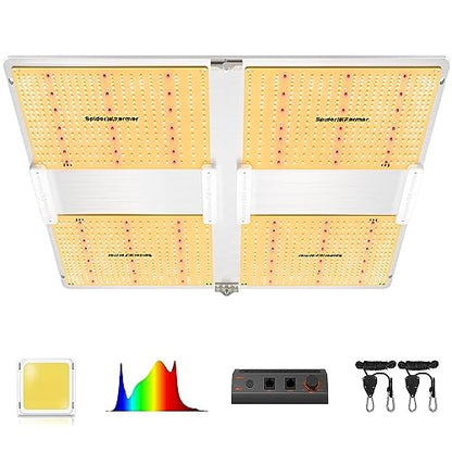 Spider Farmer SF7000 LED Grow Lights for Indoor Plants in 5x5 Grow Tent - size: 5x5