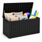 100 Gallon Wwaterproof Ooutdoor Storage Deck Box - size: 100 Gallon