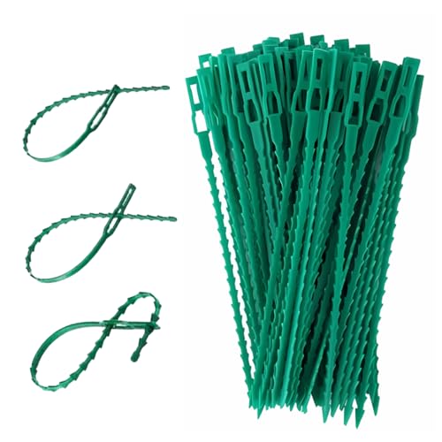200 PCS Adjustable Plant Ties, 6.7" Reusable Garden Ties - size: 6.7inch- 200pcs