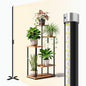 SJZX Grow Light for Indoor Plants, 160 LEDs Full Spectrum Plant Light Stand with Timer, 50W 150° Wide Coverage & High PPFD Grow Light, 5ft Vertical Indoor Plant Light for Tall Plant Flower Vegetable - size: 5ft