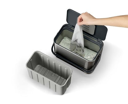 Joseph Joseph Collect Stainless Steel Food Compost Bin, 1 Gallon