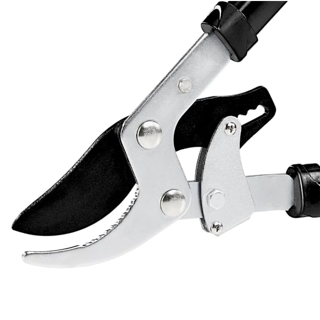 Long Reach 24 to 33 in. Ratcheting Bypass Lopper, 1.75" Cut, Steel Blade